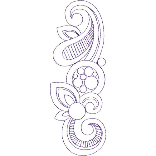 Modern Swirls Border