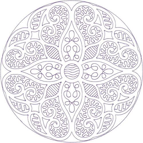 Modern Feather Jumbo Circle