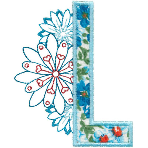 Floral Applique L