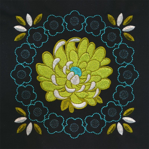 Fresh Blooms Square 6