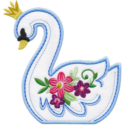 Swan Princess Applique