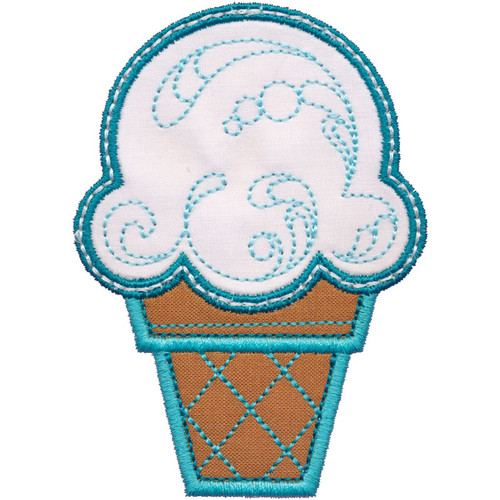 Ice Cream Mini Applique