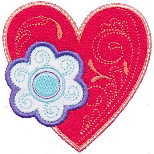 Mini Heart Applique 12629-14