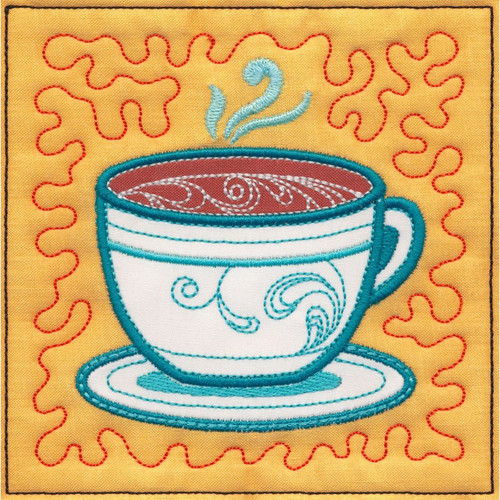 Mini Coffee Applique Quilt Mini Coffee Applique Quilt