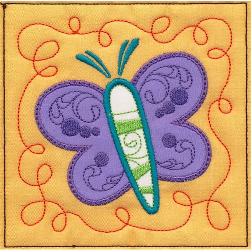 Mini Butterfly Applique Quilt
