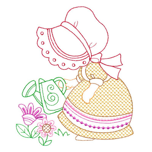 Watering Sunbonnet
