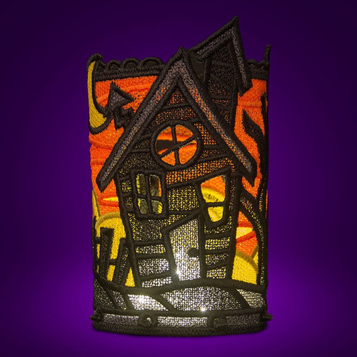 Haunted House Tea Light Holder FSL