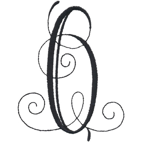 Essential Monogram Center Letter O