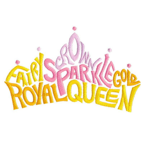 Word Art Crown