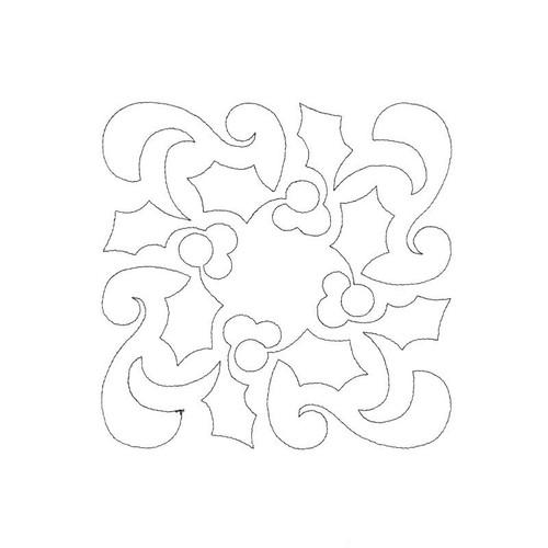 Holly Quilting Block