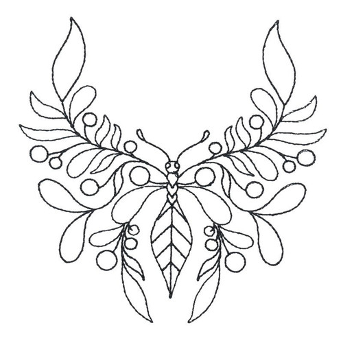 Square Design - Butterfly