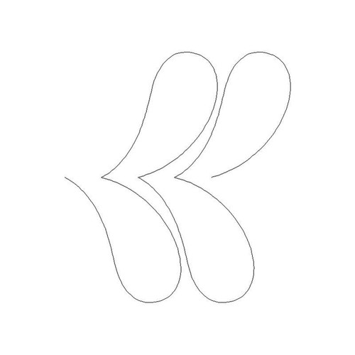 Feather Straight Border