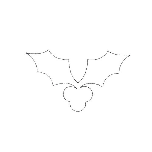 Holly Quilting Triangle