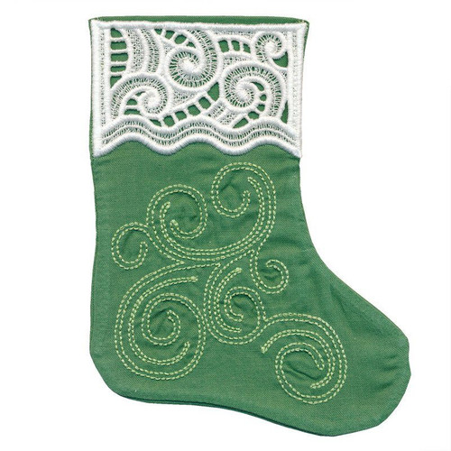 Swirls Mini Stocking