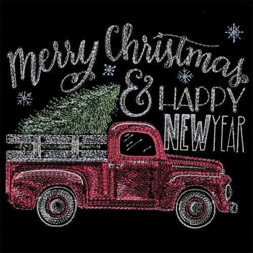 Merry Christmas & Happy New Year Truck