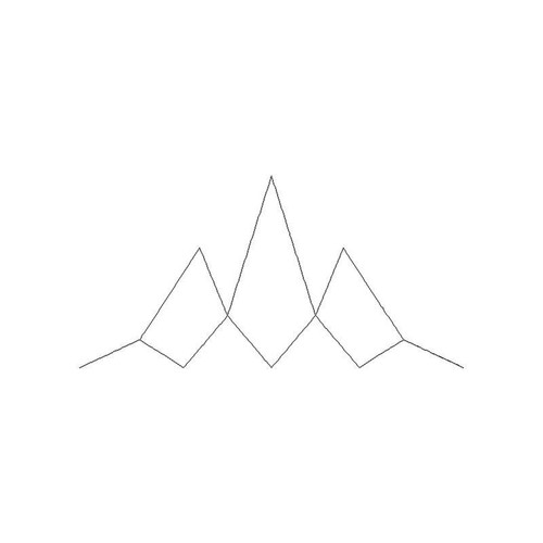 Geo Diamonds Triangle