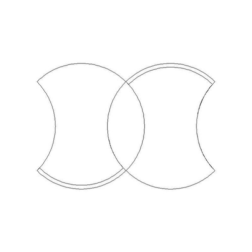 Apple Core Straight Border 2