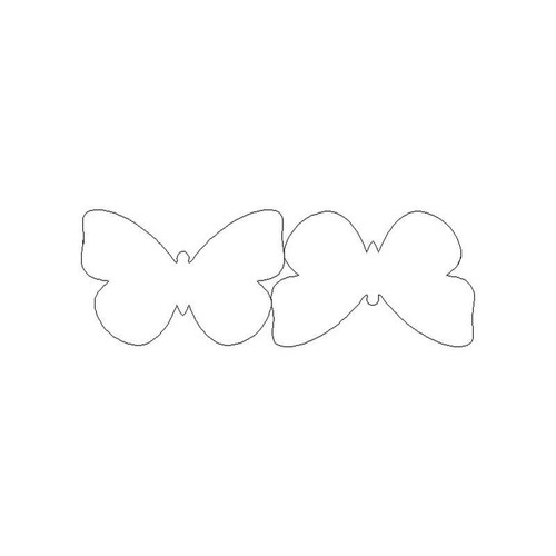Butterflies Straight Border 2