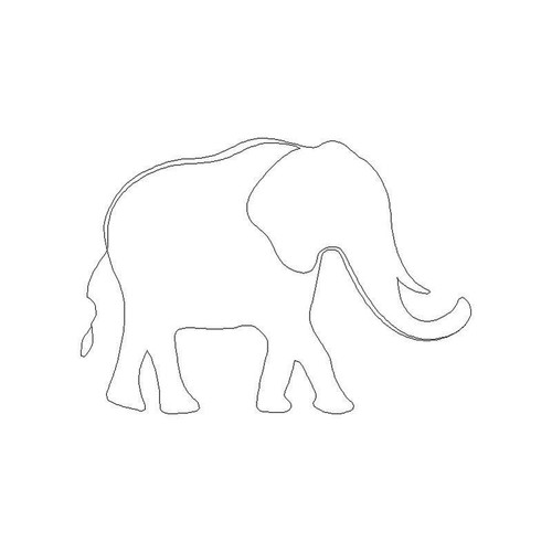Elephants  Straight Border