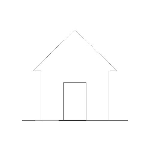 Houses Straight Border 2