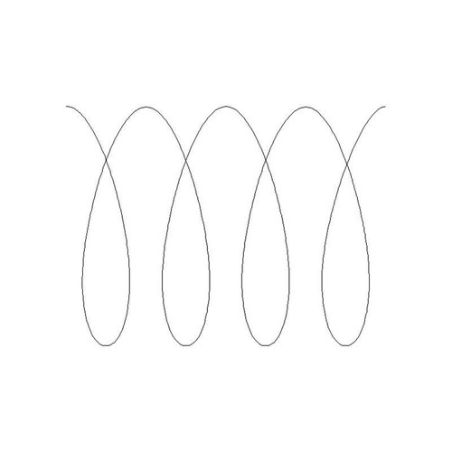 Loops Straight Border