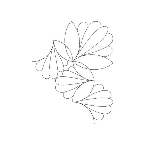 Traditional Feathers 3 Corner