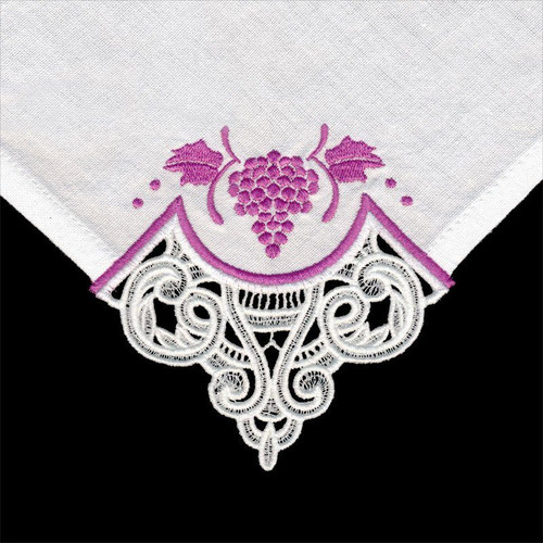 Grapes Napkin Corner FSL
