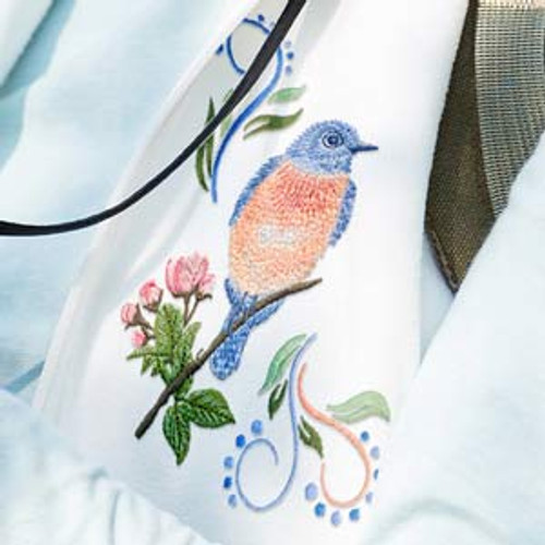 Bluebird Gathering by Jackie Robinson