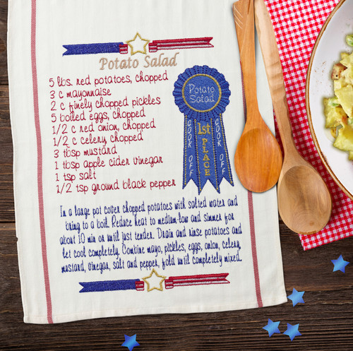 4th of July Side Dish Recipe Towels
