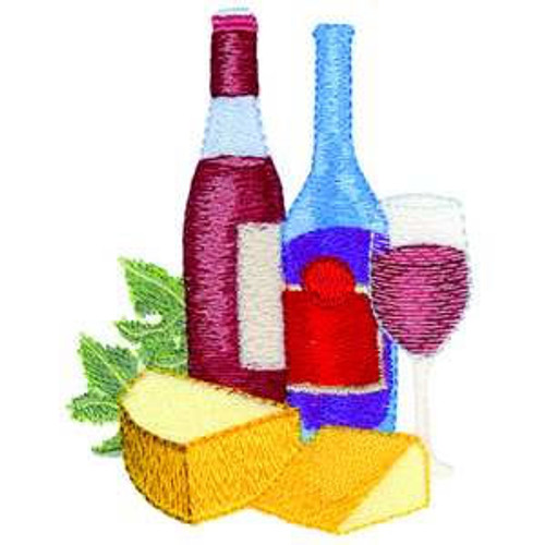 Wine 3 Embroidery Designs