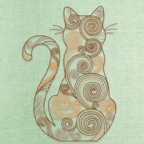 Scrollwork Cats