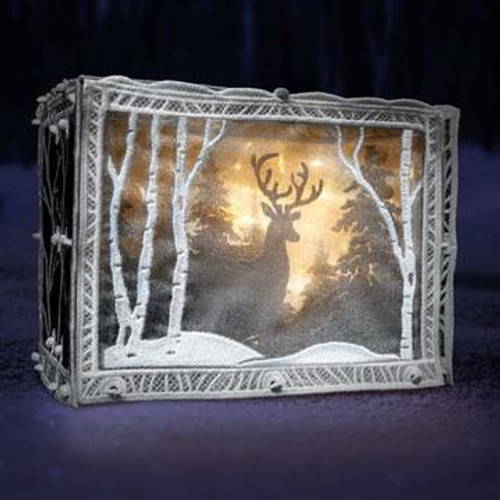 Freestanding Winter Scene Light Box