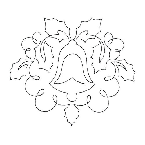 Quilting Bell Motif 1 Single Run