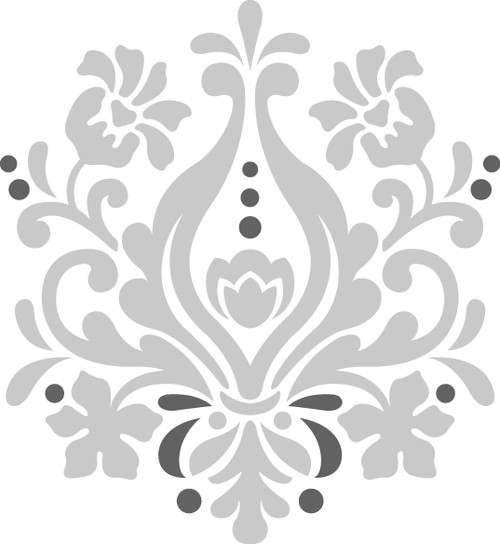 Wildflower Damask Medallion 2