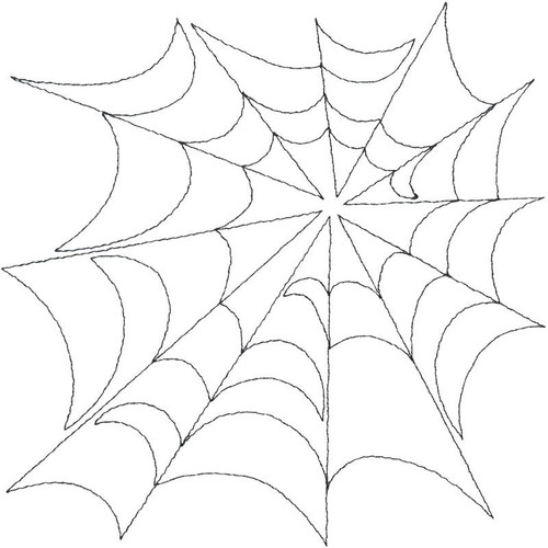 Continuous Spider Web Square