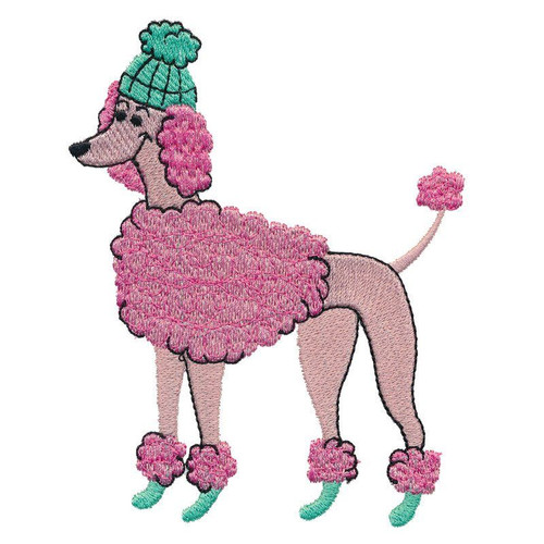 Winter Poodle