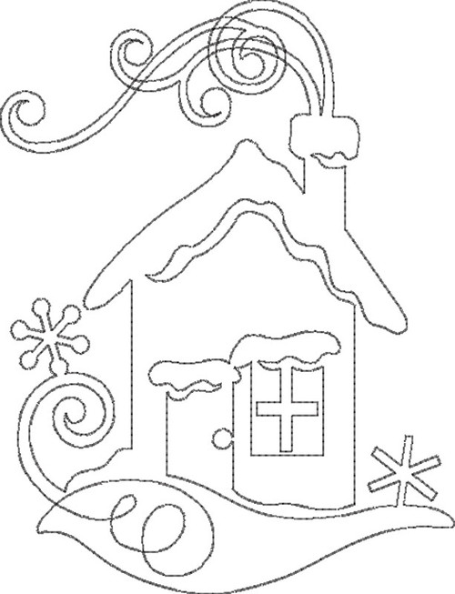 Winter Home Motif Single Run