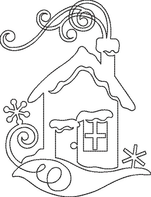 Winter Home Motif Triple Run