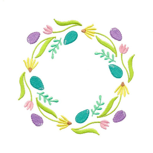 Easter Floral Frame