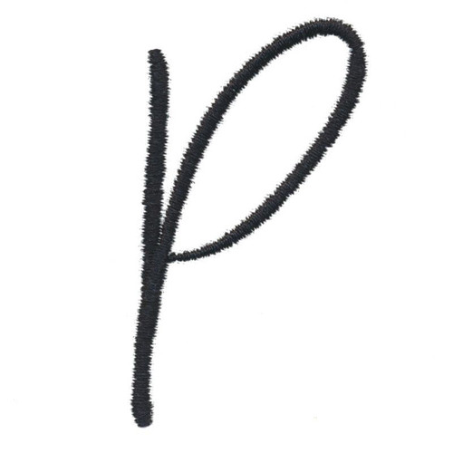Penned Uppercase P