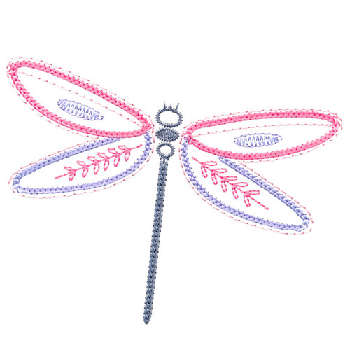 Chainstitch Dragonfly