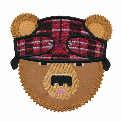 Lumberjack Bear Applique