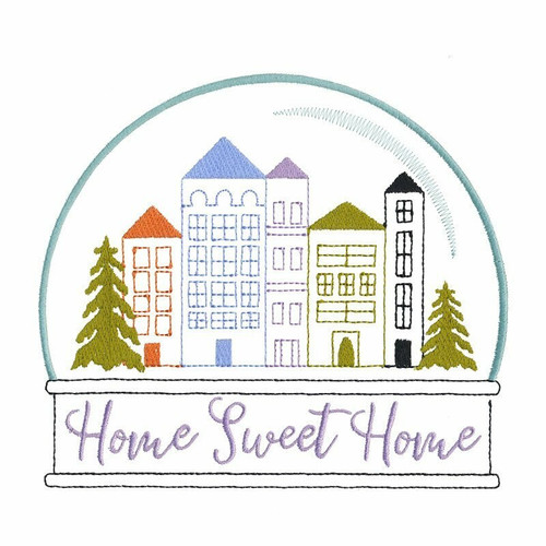 Home Sweet Home Snow Globe