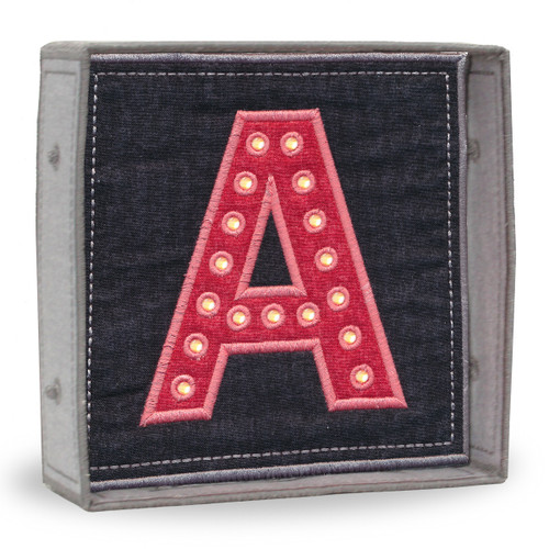 Freestanding Lighted Letter A Freestanding Lighted Letter A