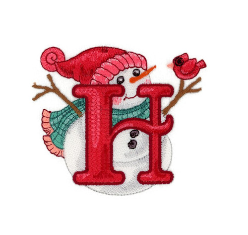 Holiday Monogram H