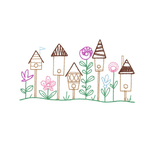Birdhouse Border