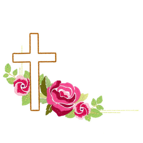 Floral Cross 4