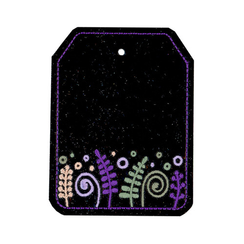 On the Go Luggage Tags - Flower Border Luggage Tag