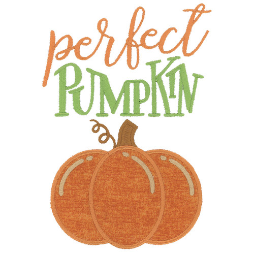 Perfect Pumpkin Applique