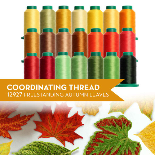 Freestanding Autumn Leaves Coordinating Thread